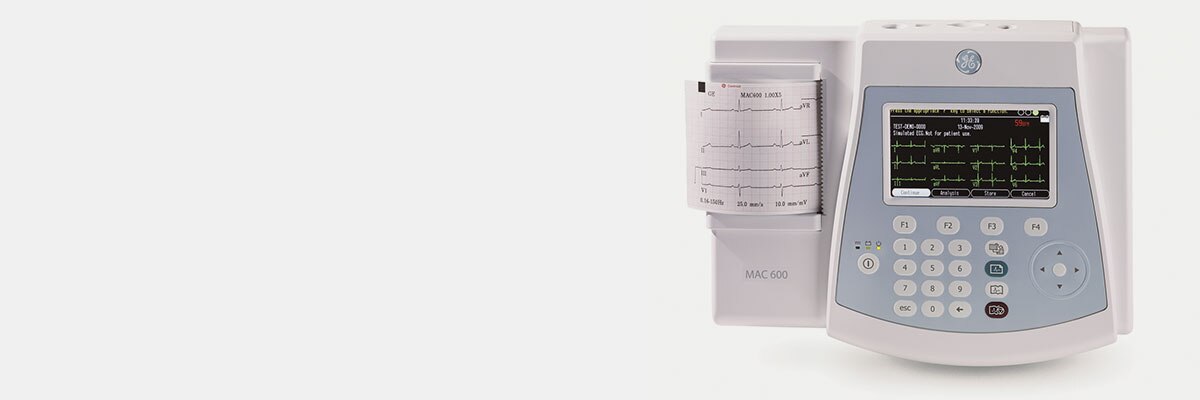 MAC 600 ECG Analysis System |Electrocardiograph |GE Healthcare